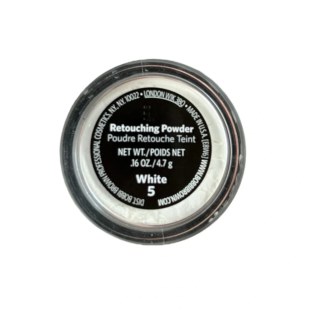 Bobbi Brown Retouching Loose Powder #5 White .16oz Mini Discontinued Sealed
